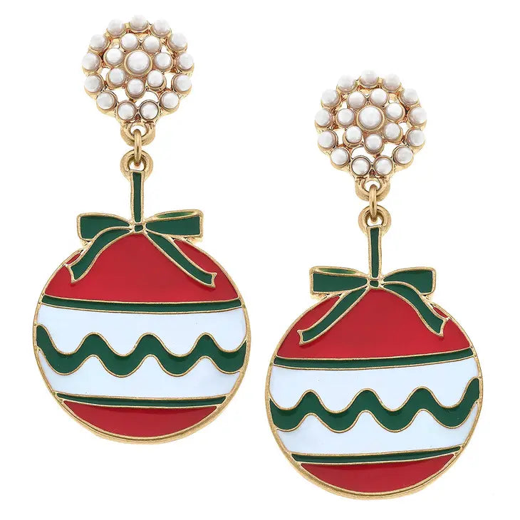 Christmas Ornament Earring
