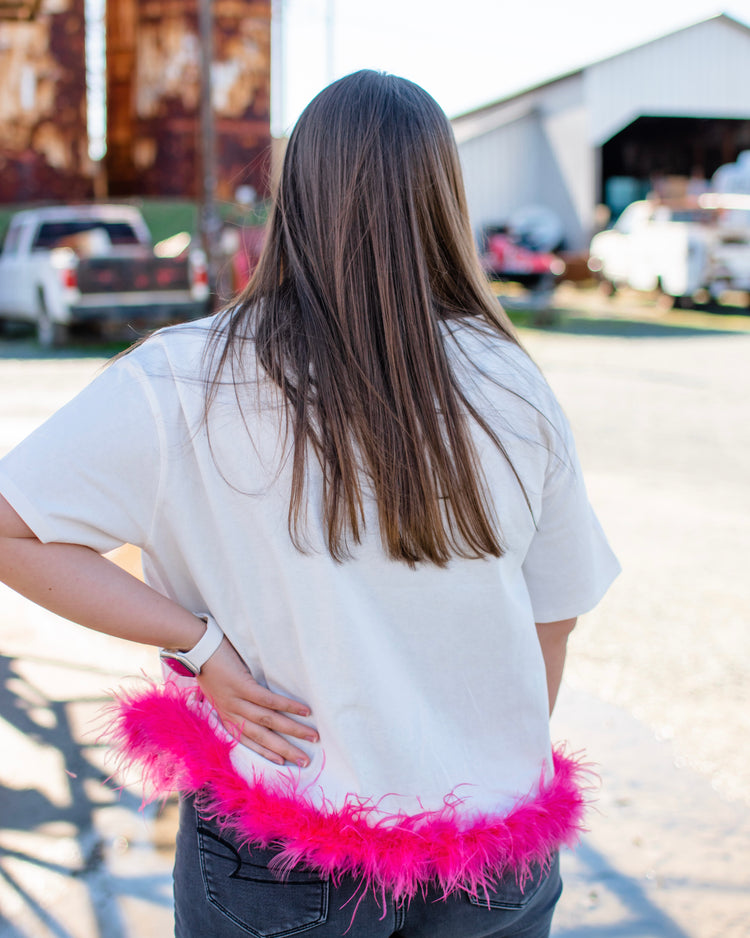 XOXO Feather Top