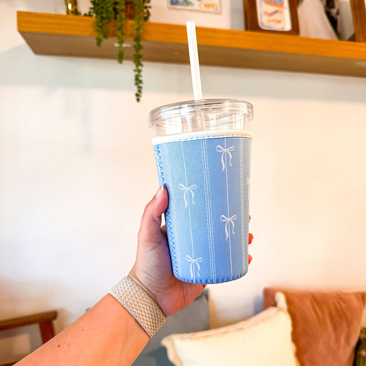 PRE-ORDER 11/10 ETA Grandmillenial Bows | Iced Coffee Sleeve  : Small