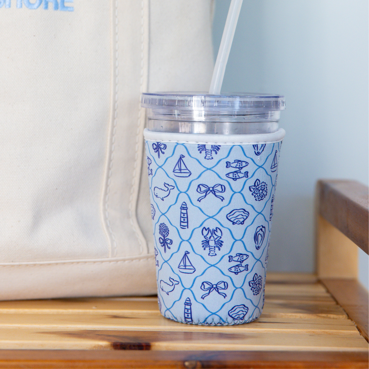 New England Summer Small Coffee Sleeve