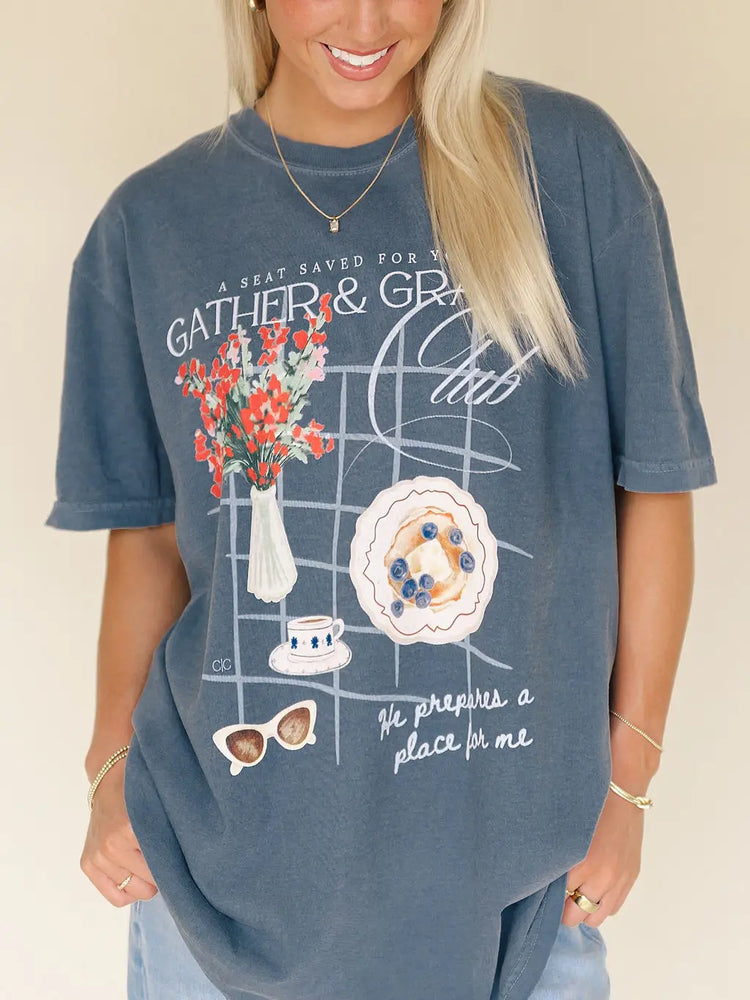 Gather and Grace Club Graphic Tee