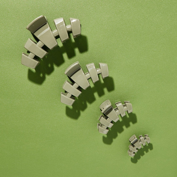 Teleties Large Classic Hair Clip Sage It Ain't So