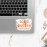 Iced Coffee Obsessed Sticker
