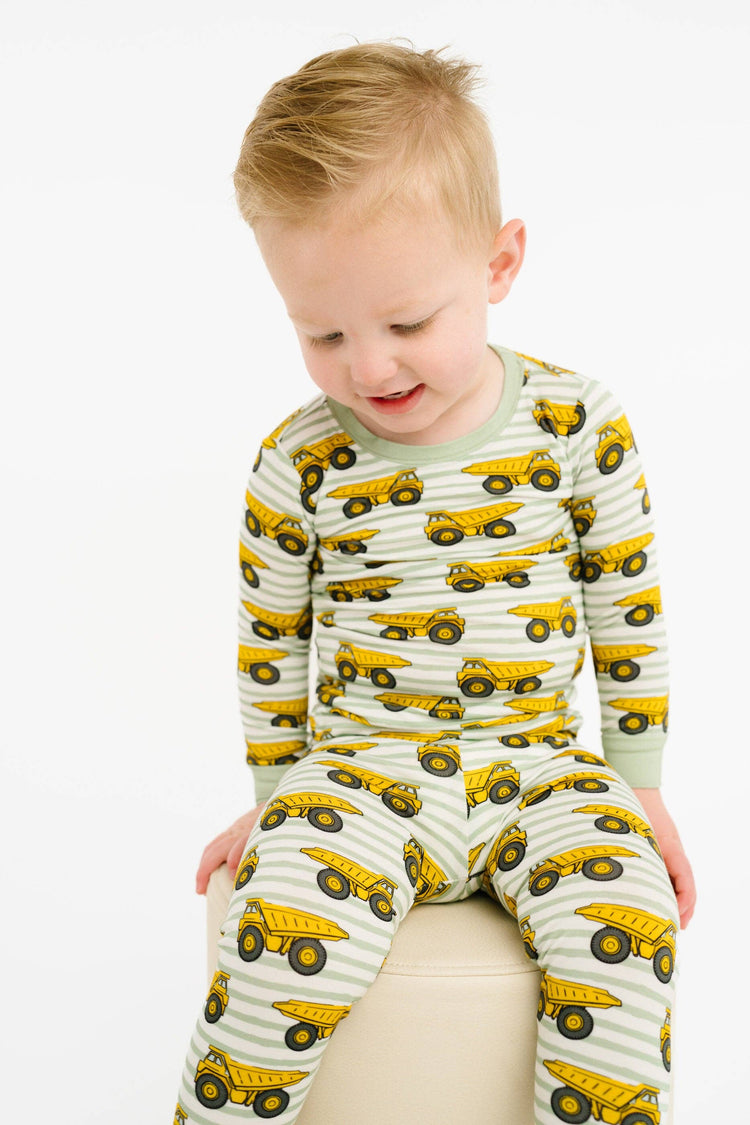 PRE-ORDER ETA 2/23 Dump Trucks Bamboo Set