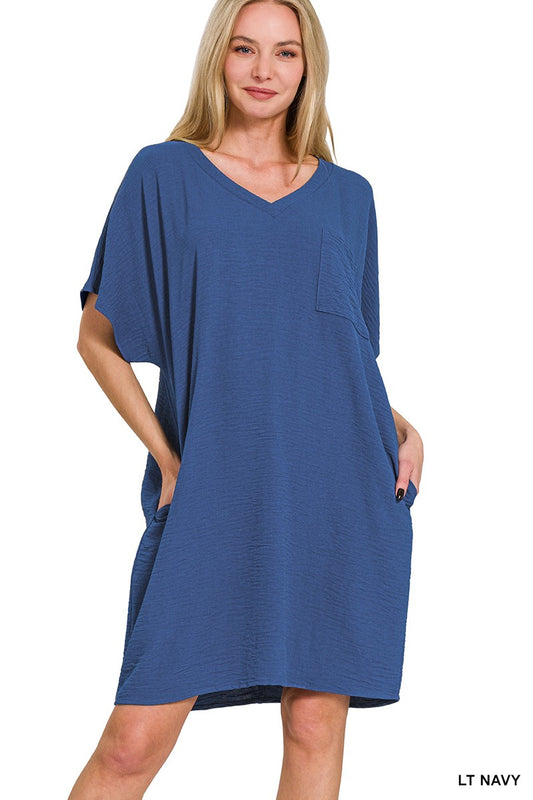 Basic Navy Dress