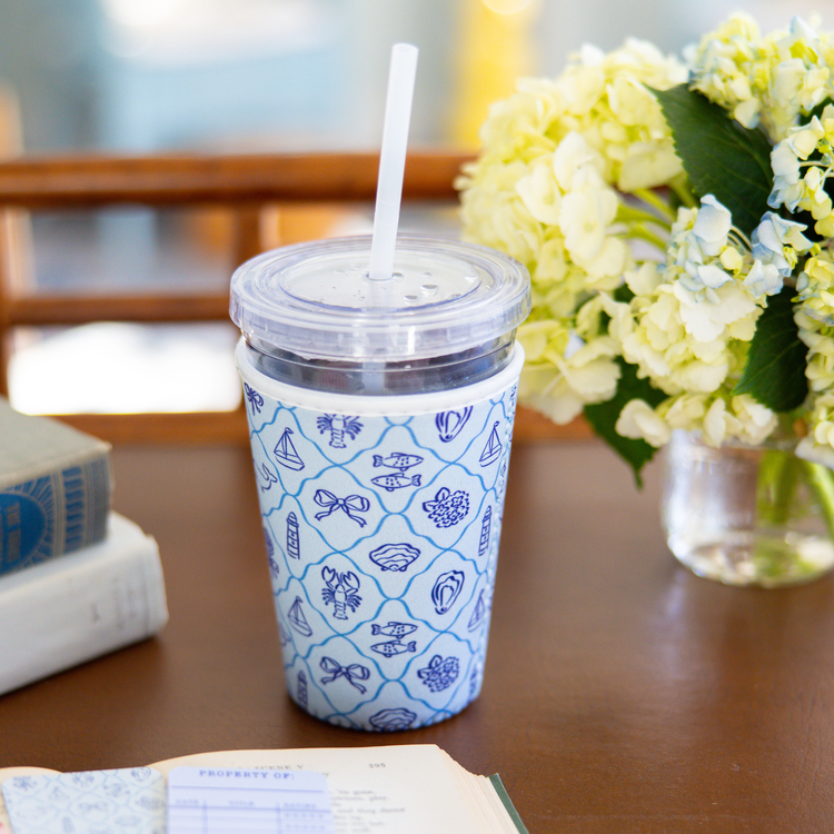 New England Summer Small Coffee Sleeve