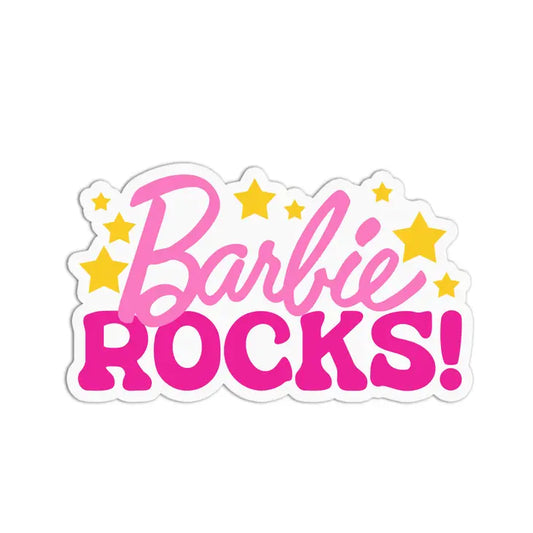 Barbie Rocks Sticker