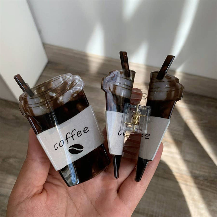 Iced Coffee Hair Clip PRE-ORDER
