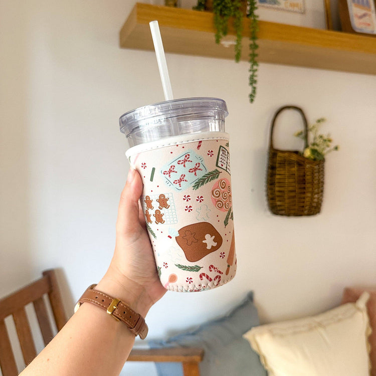 PRE-ORDER 11/10 ETA Holiday Baking Reusable Coffee Sleeve: Medium (20-24oz)