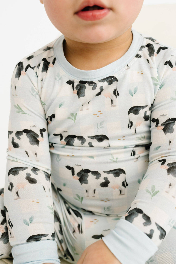 Dairy Cow Bamboo Set ONE 12-18M LEFT