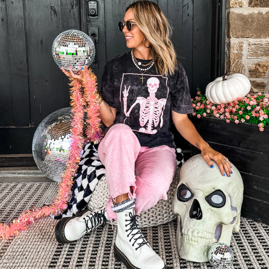 Peace Skelly Tee