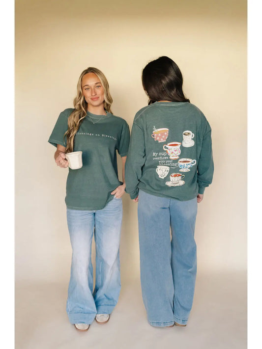Blessings On Blessings, My Cup Overflows Tee