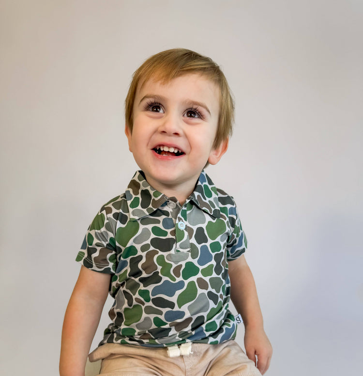 Pebble Camo Polo Shirt