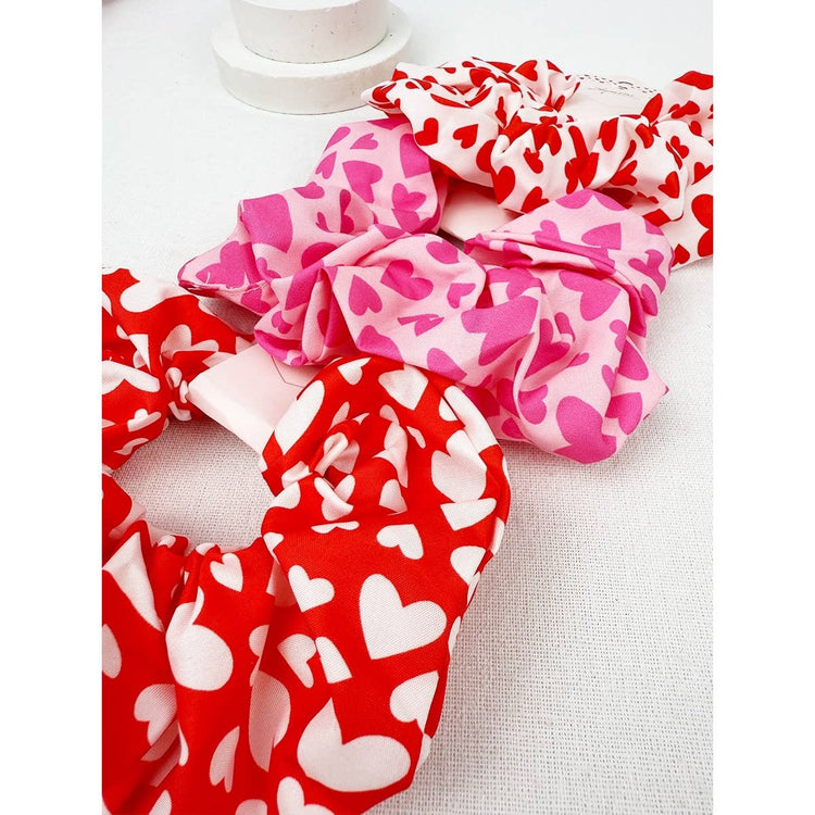 1/6 PRE-ORDER Heart Pattern Jumbo Hair Scrunchies