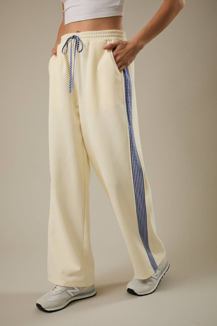 1/28 PRE-ORDER Gingham High Waist Joggers