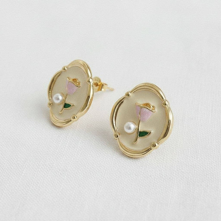 1/14 PRE-ORDER Artistic Floral Drop Earrings