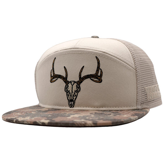 Wildgame 7 Panel Camo Bill Mount Hat