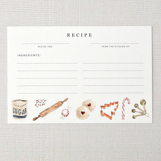 PRE-ORDER 11/21 ETA  Christmas baking recipe cards