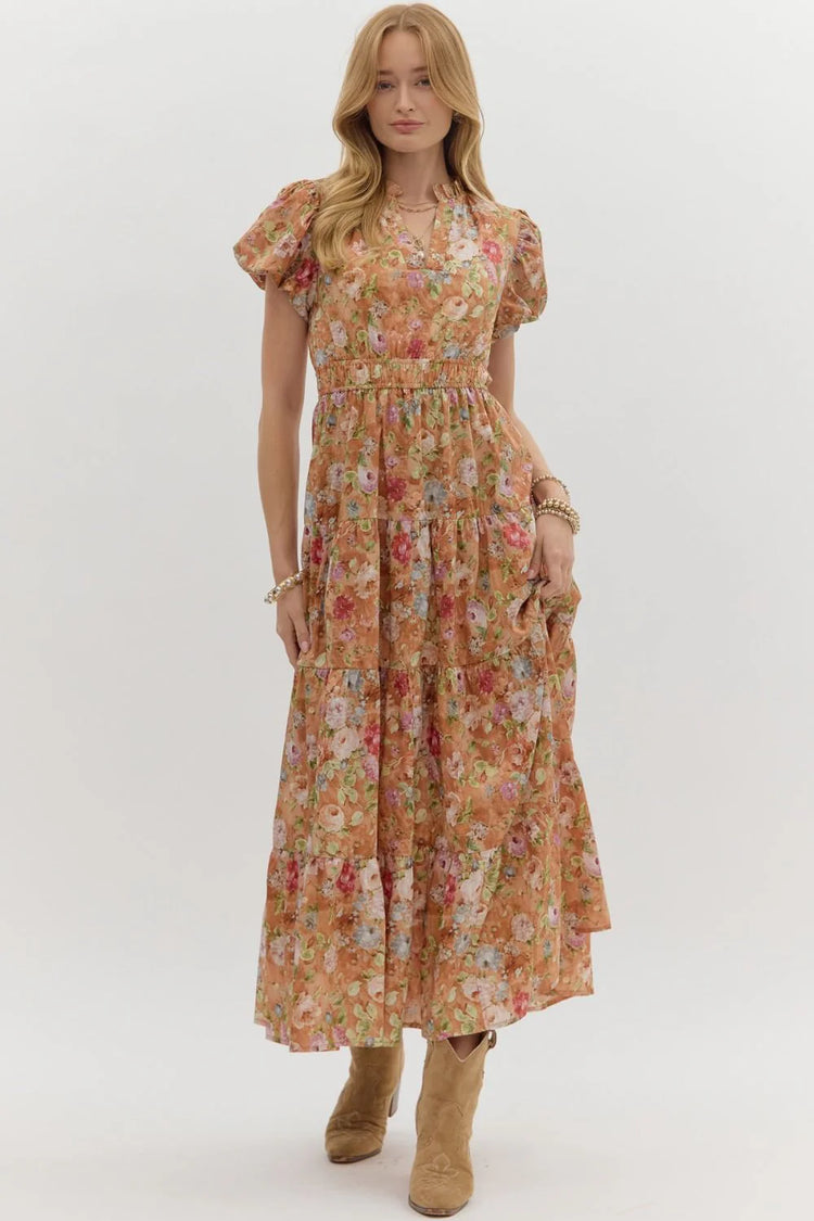 Golden Maxi Dress