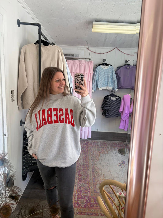 Jesus & Baseball Reversible Sweatshirt