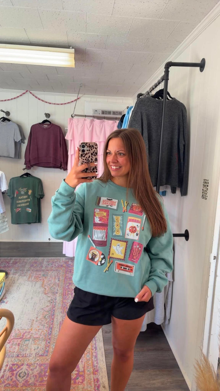 Let The Ghoul Times Roll Matchbox Sweatshirt