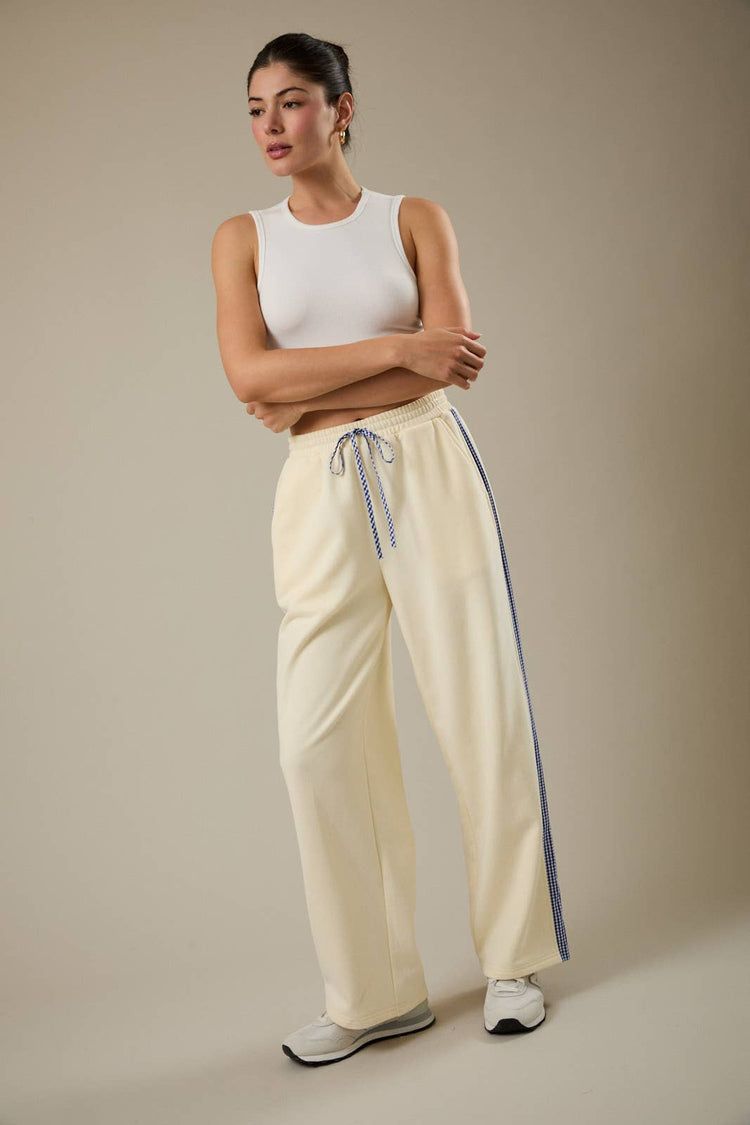 1/28 PRE-ORDER Gingham High Waist Joggers