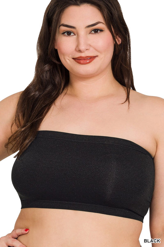 Basic Black Seamless Bandeau