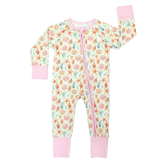 Sandy Seashells Pajamas ONE 3-6M LEFT