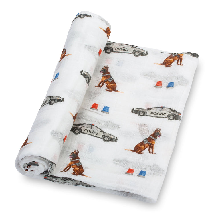 Policeman Baby Swaddle Blanket