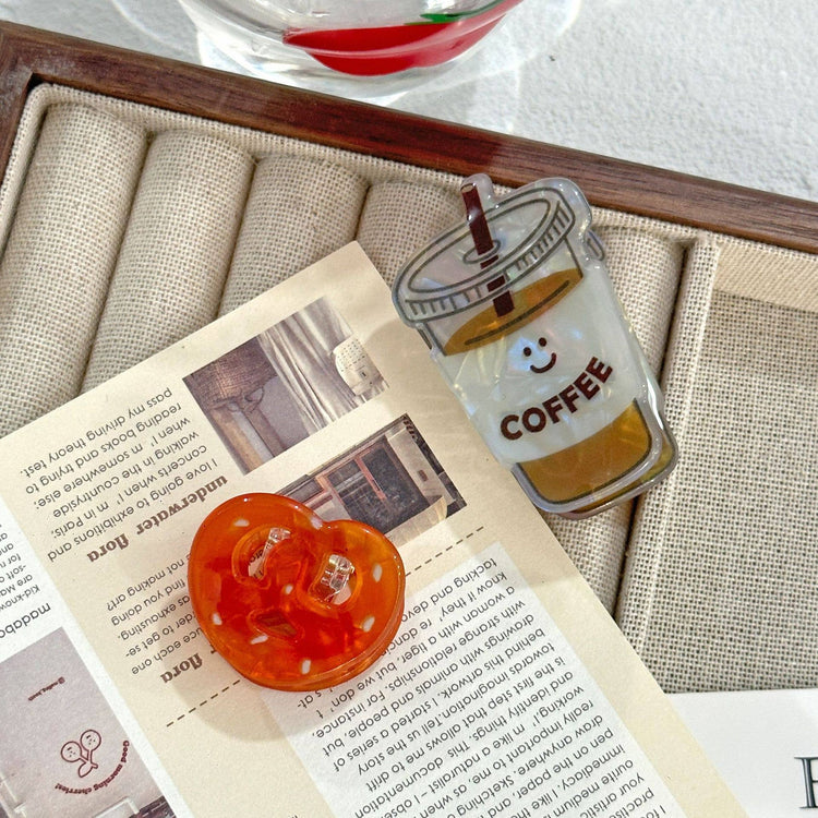 Fun Coffee Hair Clip PRE-ORDER