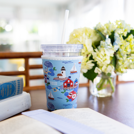 Seaside Harbor Small Coffee Sleeve