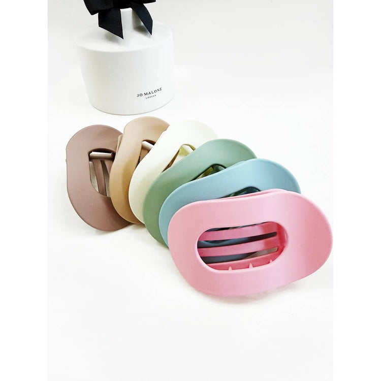 Soft Matte Flat Claw Clips