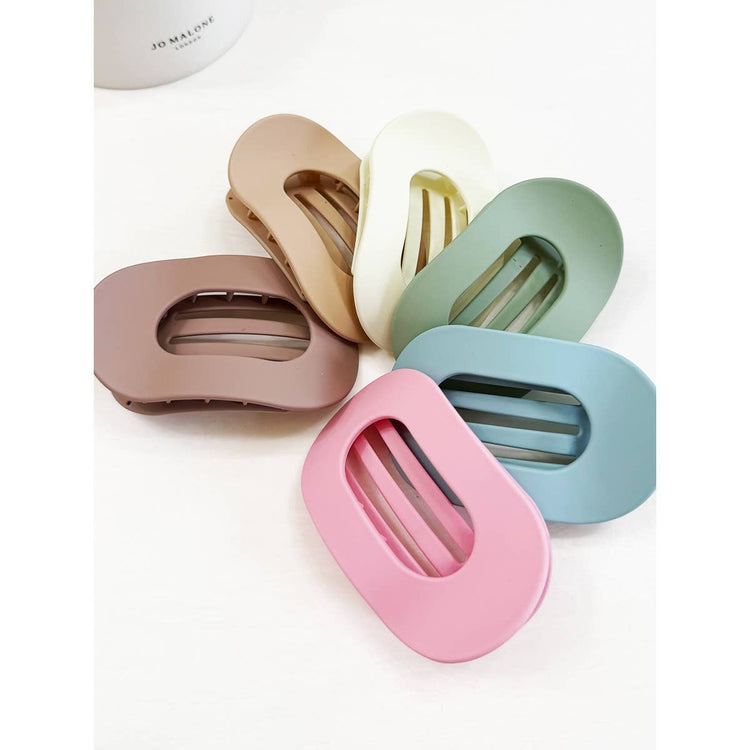 Soft Matte Flat Claw Clips