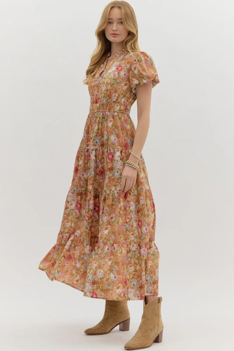 Golden Maxi Dress