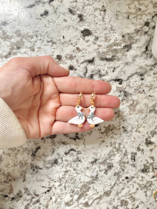 Cottagecore Duck Earrings 