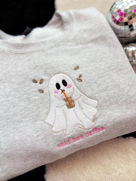 Cold Boo Embroidered Crewneck