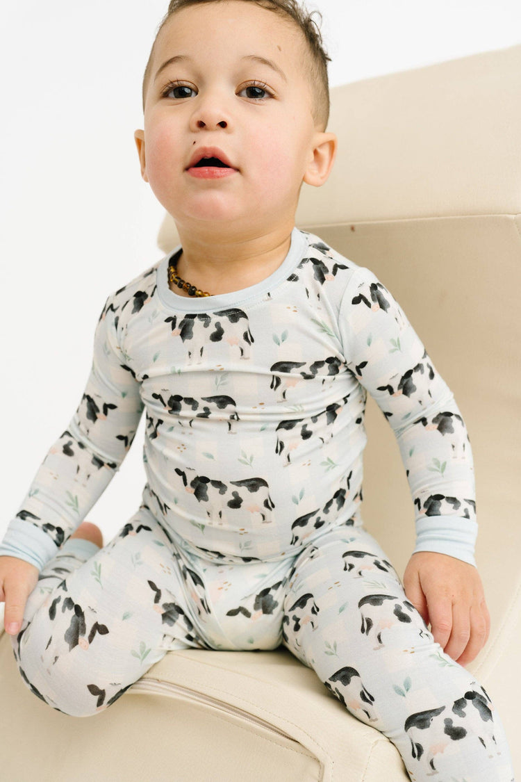 Dairy Cow Bamboo Set ONE 12-18M LEFT