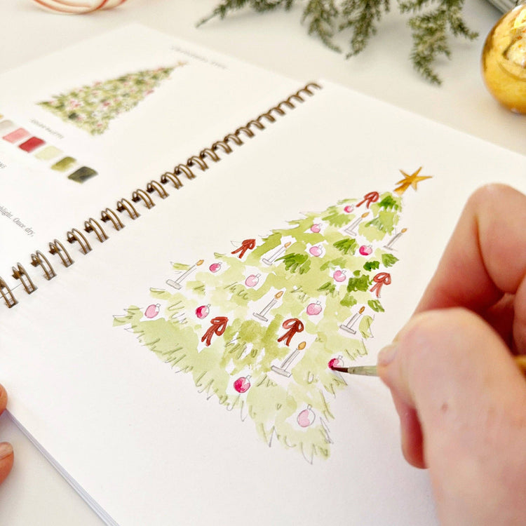 PRE-ORDER 11/21 ETA  Nutcracker watercolor workbook