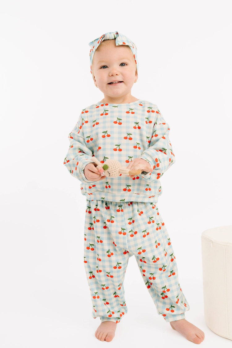 PRE-ORDER ETA 2/23 Cherry Picnic Sweatsuit