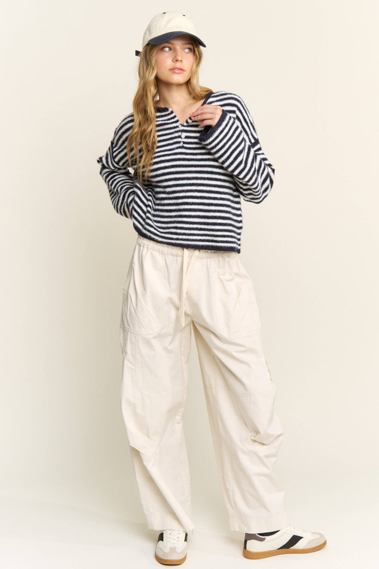 1/12 PRE-ORDER Navy Striped Pullover