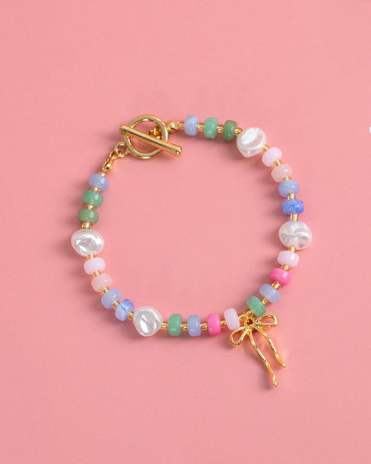 Confetti Crush Bead Pearl Bracelet ONE LEFT