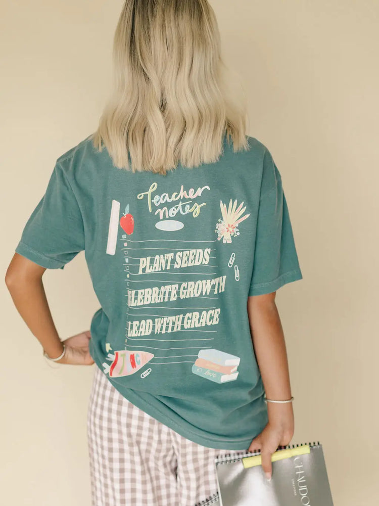 Teacher Notes, Plant Seeds Graphic Tee