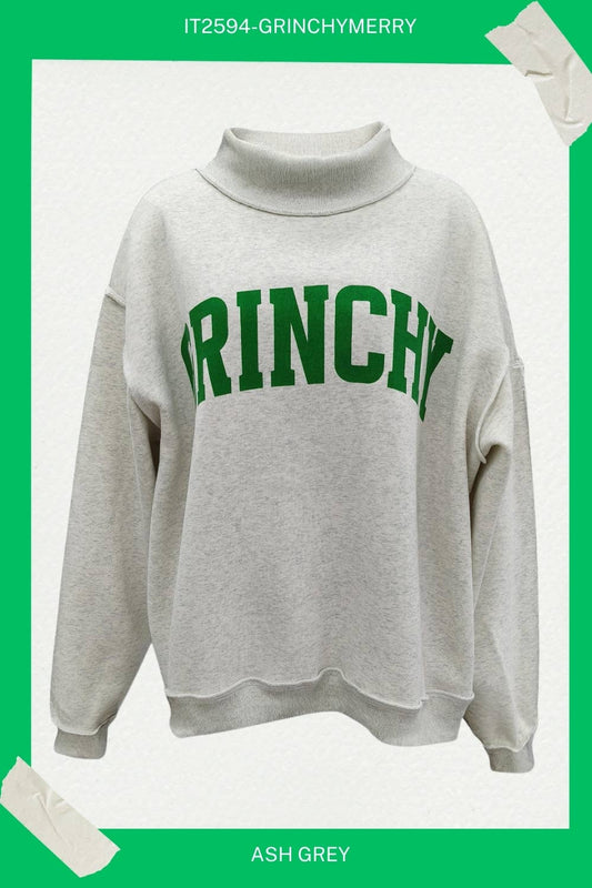 12/7 PRE-ORDER Grinchy & Merry Reversible Sweatshirt