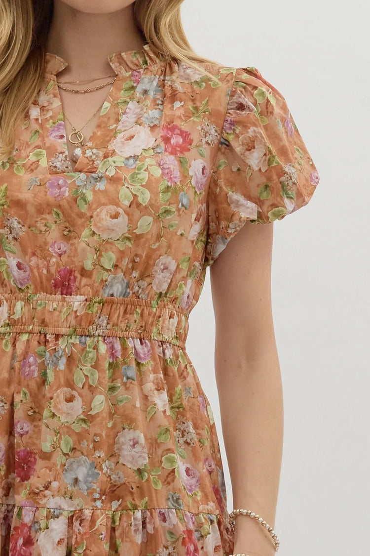 Golden Maxi Dress