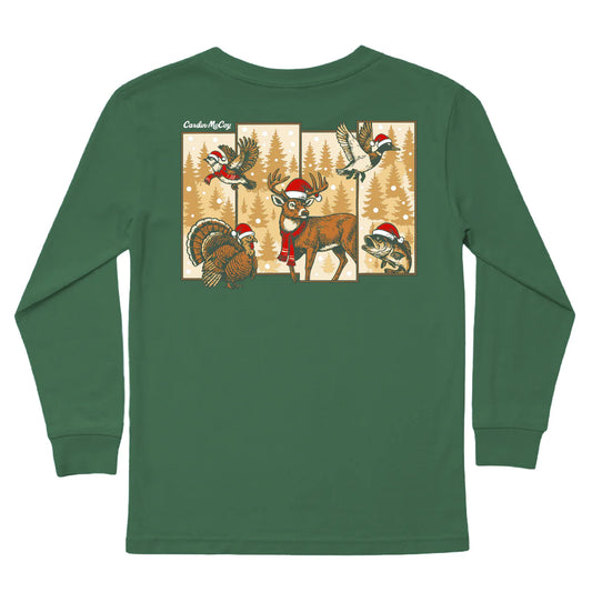 Hunting Grid Christmas Tee