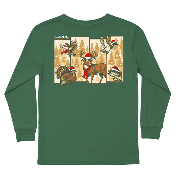 Hunting Grid Christmas Tee
