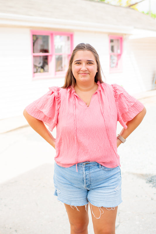 Lovely Day Ruffle Top