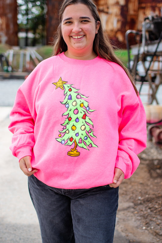 Who Christmas Tree Sweatshirt