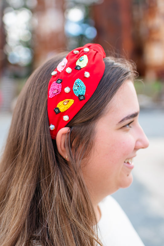 Christmas Lights Bead Headband