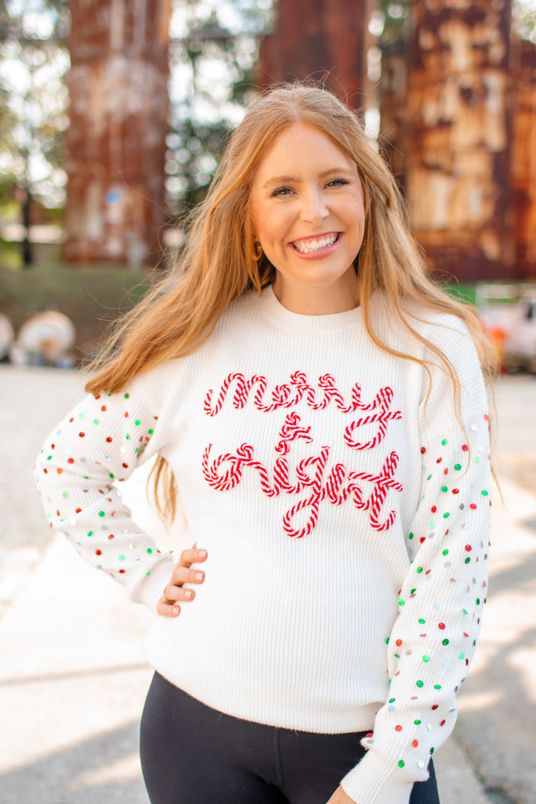 Merry & Bright Sequin Sweater